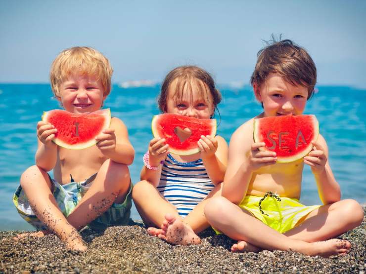 bambini mare