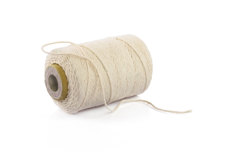 filo bianco di cotone